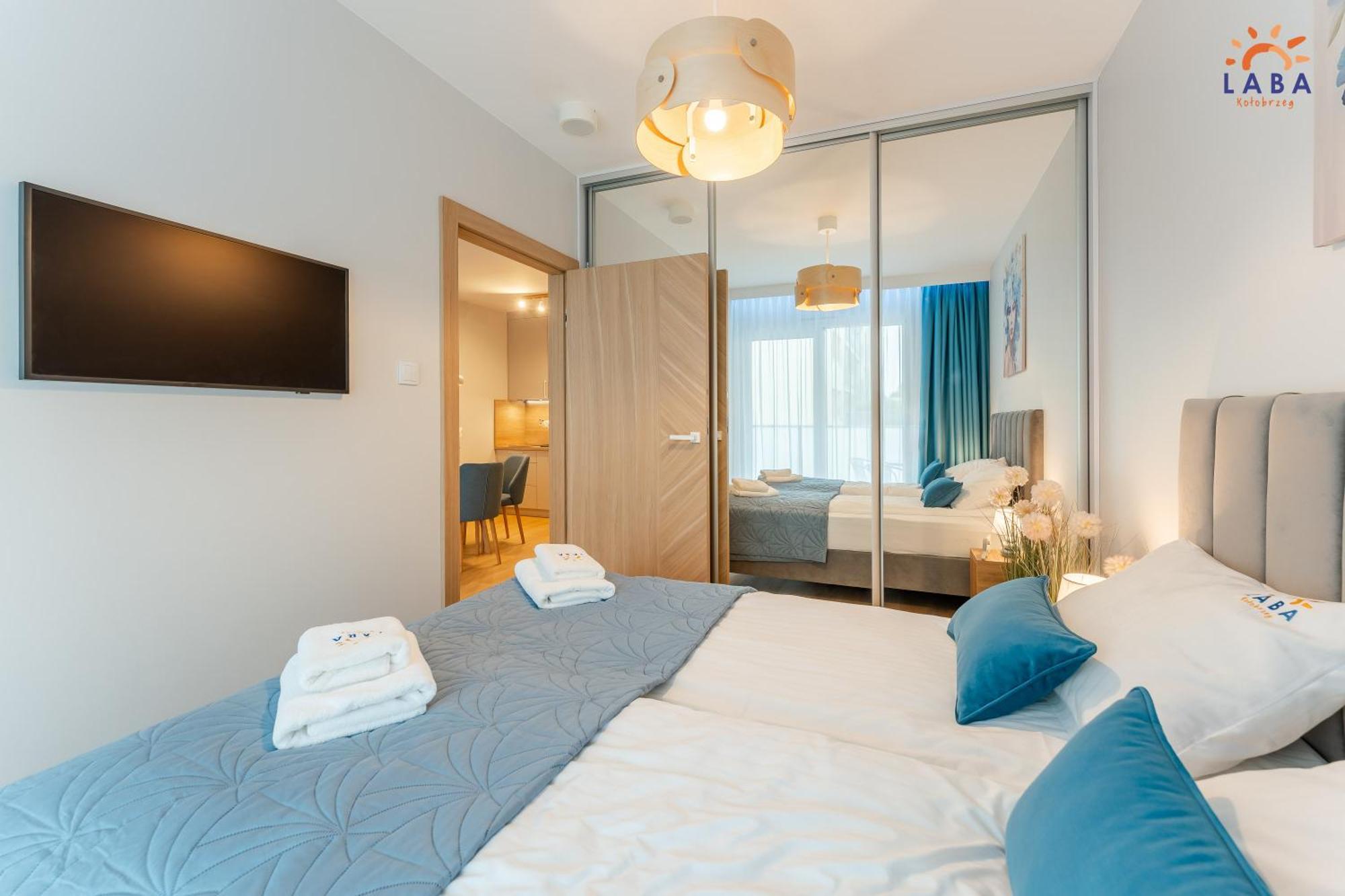 Laba Kolobrzeg Apartamenty Kollataja Z Parkingiem 外观 照片